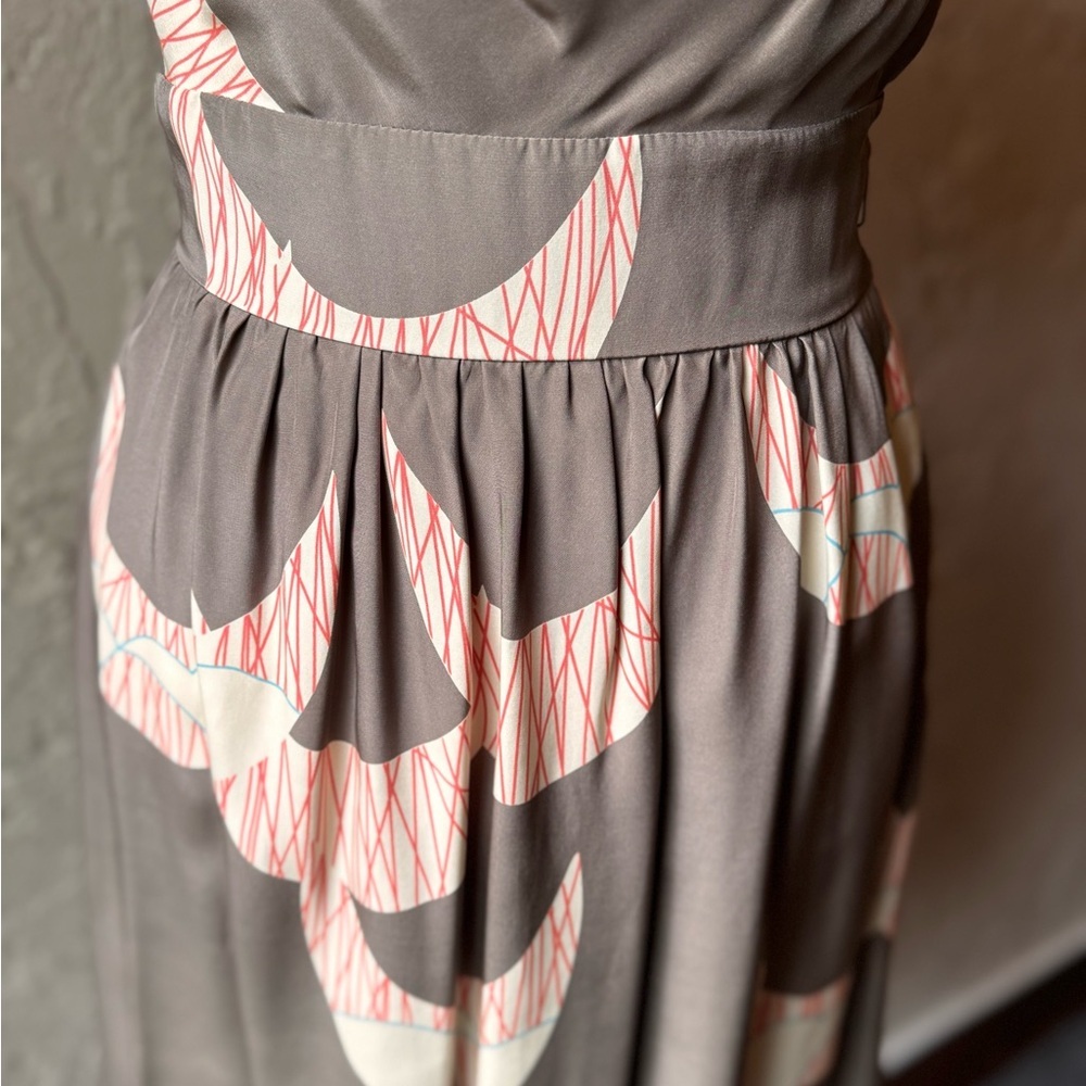 Anthropologie Harkham Silk Cowl Neck Dress - Picture 5 of 11